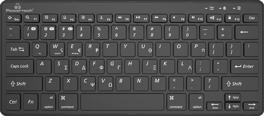 Πληκτρολόγιο Powertech PT-1153 Ασύρματο Bluetooth Ελληνικό