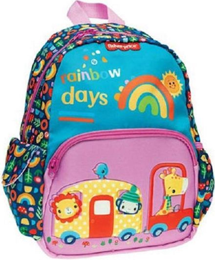 Σχολική Τσάντα Πλάτης Νηπίου Fisher Price Mini Rainbow Πολύχρωμο