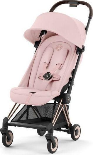 Καρότσι Μωρού Cybex Platinum Coya Peach Pink Rose Gold Frame Ροζ