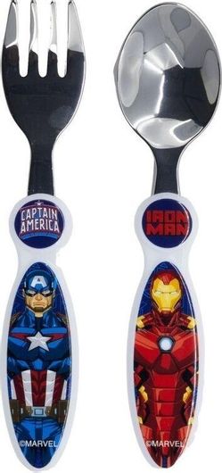 Βρεφικό Σετ Stor Avengers με Πιρούνι Μεταλλικό 2τμχ Πολύχρωμο