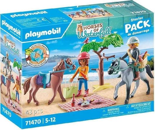 Playmobil Horses Of Waterfall Βόλτα στην Παραλία με την Amelia και τον Ben για 5-12 ετών