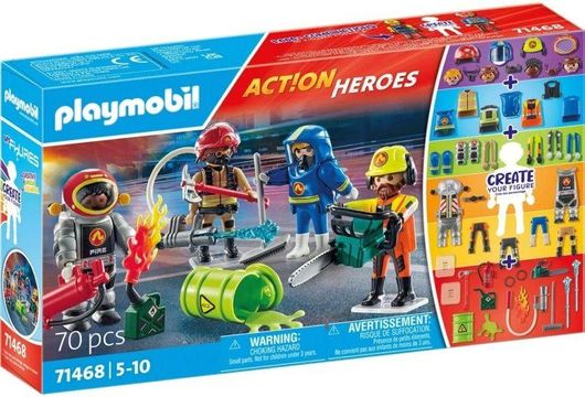 Playmobil Action Heroes Επιχείρηση Πυροσβεστικής για 5-10 ετών