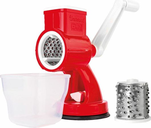 Τρίφτης Τυριού Inox με Δοχείο 11x13.5x13.5cm