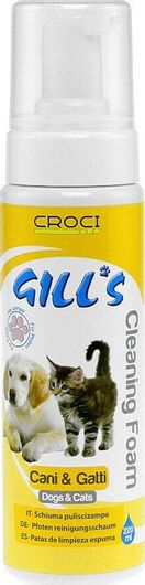 Spray για Καθαρισμό Πατούσας Σκύλου & Γάτας Croci Gill's Cleaning Foam 220ml