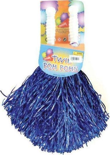 Αποκριάτικο Αξεσουάρ Next Πον Πον Μεταλλιζέ Μπλε