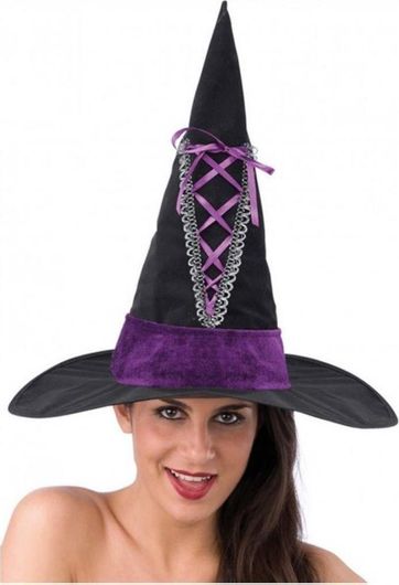 Αποκριάτικο Καπέλο Βελούδο Μαύρο