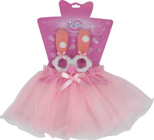 Αποκριάτικη Φούστα Clown Republic Κουνελάκι Σετ 2τμχ