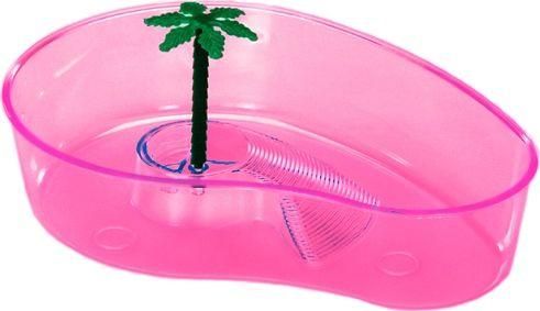 Πλαστική Λεκάνη για Χελώνες Lipari 32x21x7cm Φούξια