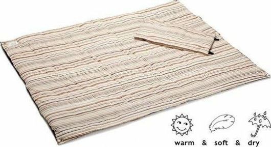 Κουβέρτα Amazonas Molly Πικ Νικ Cacao 175x135cm Μπεζ