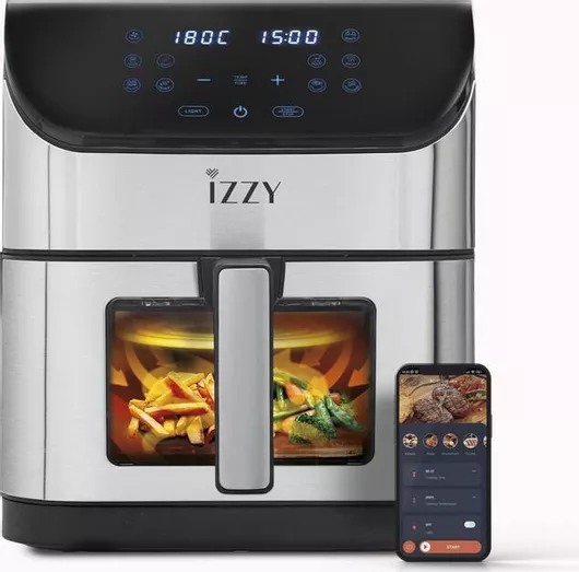 Izzy Air Fryer με Wi-Fi 8lt Ασημί IZ-8229
