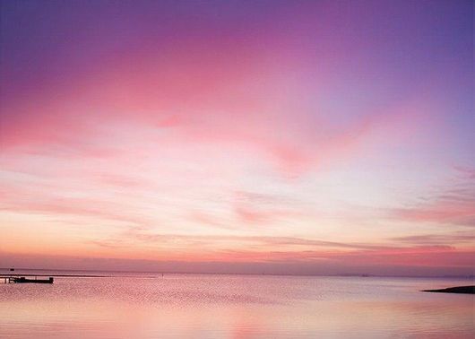 Αφίσα Ηλιοβασίλεμα στην Θάλασσα 20x15cm