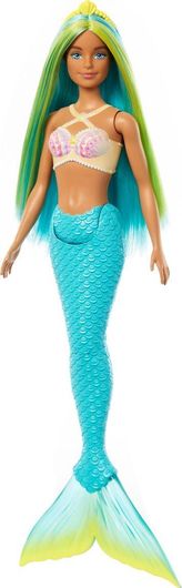 Κούκλα Barbie Mattel Dreamtopia Νέα Γοργόνα Μπλε Ουρά για 3+ Ετών