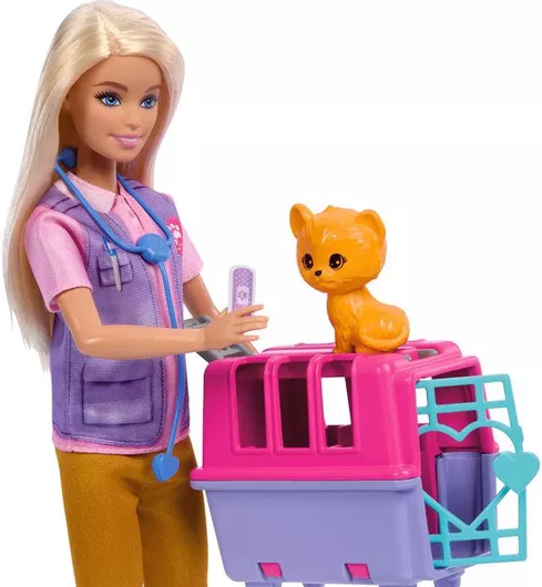 Κούκλα Barbie Mattel Διασώστρια Άγριων Ζώων για 3+ Ετών