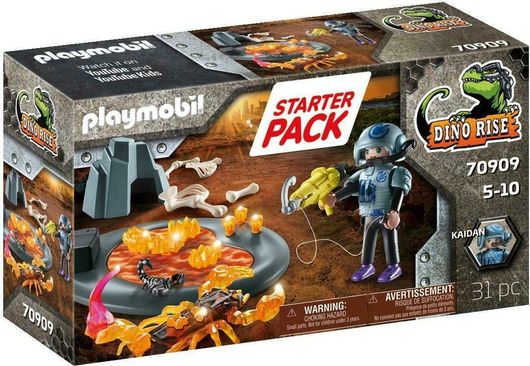 Playmobil Dino Rise Πολεμώντας τον Σκορπιό της Φωτιάς για 5+ Ετών