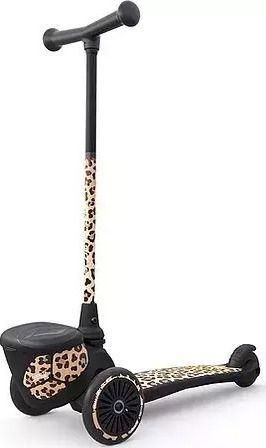 Παιδικό Πατίνι Scoot & Ride Highwaykick 2 Lifestyle Leopard Τρίτροχο Αναδιπλούμενο για 2-5 Ετών Καφέ