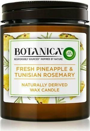 Αρωματικό Κερί Airwick Botanica σε Βάζο Ανανάς & Τυνησιακό Δεντρολίβανο 205gr