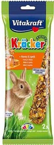 Τροφή Τρωκτικών Vitakraft Κράκερ με Μέλι & Όλυρα για Κουνέλια 112gr