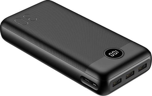 Veger L30 VP3008PD Power Bank 30000mAh 20W με 3 Θύρες USB-A & Θύρα USB-C Μαύρο