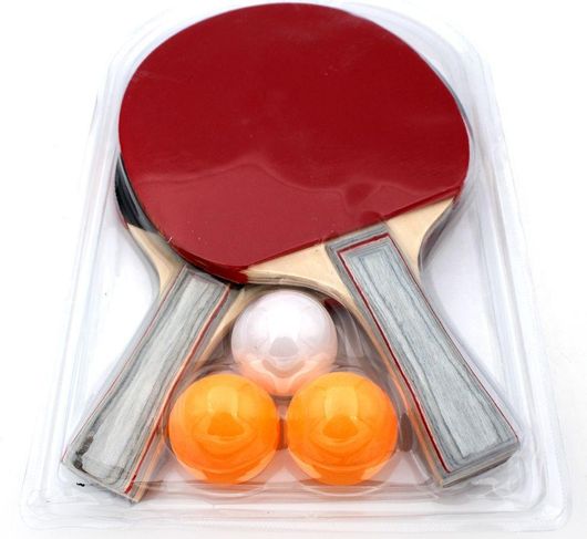 Ρακέτες & Μπαλάκια Πινγκ-Πονγκ Σετ 3.5cm 5τμχ 2GYM07