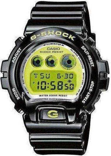 Ανδρικό Ρολόι Casio DW-6900CS-1ER Casio G-shock με Λουράκι από Καουτσούκ Μαύρο