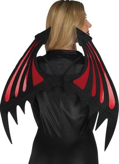 Αποκριάτικα Φτερά Πλάτης Clown Republic Διάβολος