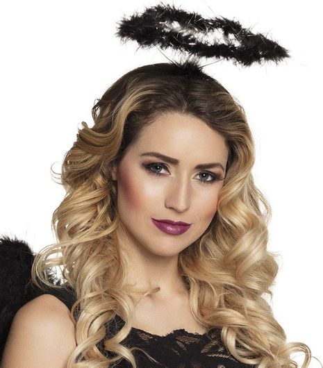 Αποκριάτικη Στέκα Boland με Φωτοστέφανο Μαύρο