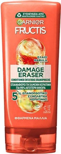 Conditioner Garnier Fructis Damage Eraser με Έλαιο Marula 200ml