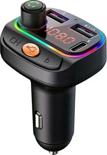 FM Transmitter Αυτοκινήτου C15 με Bluetooth / USB
