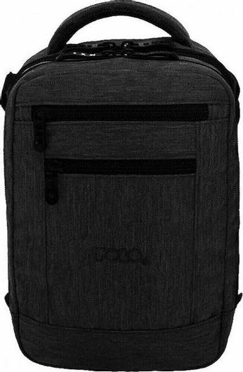 Ανδρική Τσάντα Polo Skyforce Large Ώμου / Χιαστί Μαύρο