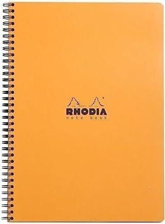 Σχολικό Τετράδιο Rhodia 193108C με Σκληρό Εξώφυλλο Ριγέ 80 Φύλλων Α4 Κίτρινο