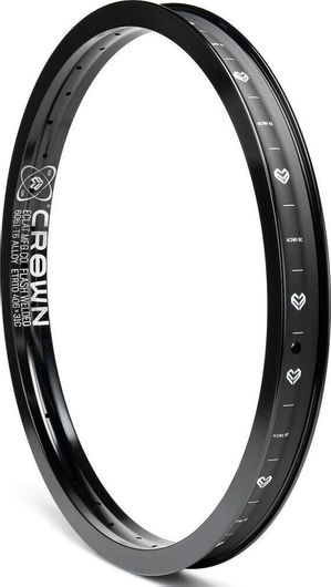 Τροχός Στεφάνι Bmx Eclat Crown Flash Welded Black