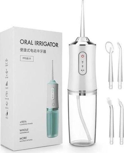 Ηλεκτρική Οδοντόβουρτσα Oral Irrigator PPS Pulse Επαναφορτιζόμενη με Αισθητήρα Πίεσης Water Flosser