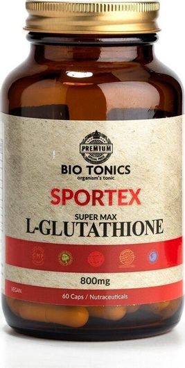 Bio Tonics Super Max L - Glutathione 800mg 60 Φυτικές Κάψουλες