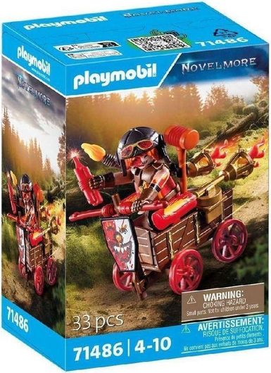 Playmobil Novelmore O Kahboom Με Το Αγωνιστικό Του Όχημα για 4-10 ετών