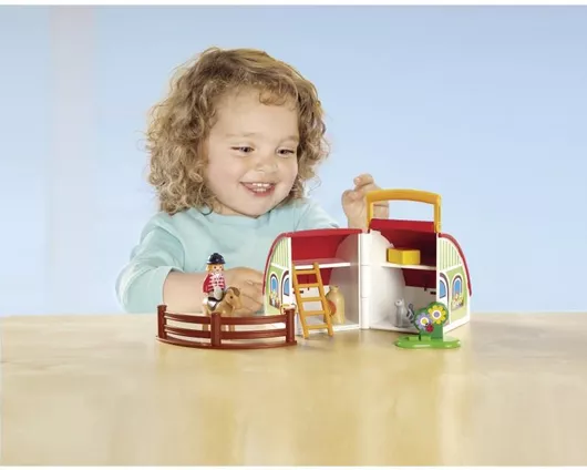 Playmobil 123 Αχυρώνας Βαλιτσάκι για 18+ Μηνών #70180