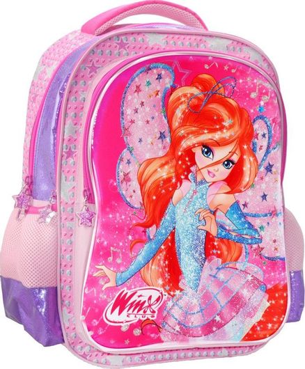 Σχολική Τσάντα Πλάτης Δημοτικού Winx Club Ροζ