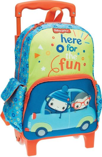 Σχολική Τσάντα Τρόλεϊ Νηπίου Fisher Price Car Πολύχρωμο
