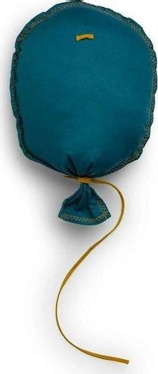 Διακοσμητικό Μαξιλάρι Κούνιας Picca & Loulou Μπαλόνι 40x40cm Πετρόλ