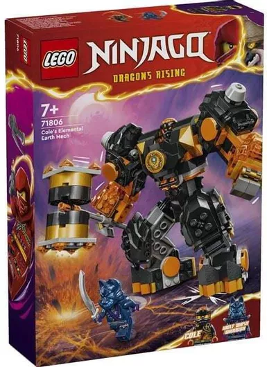 Lego Ninjago: Cole's Elemental Earth Mech για 7+ Ετών #71806