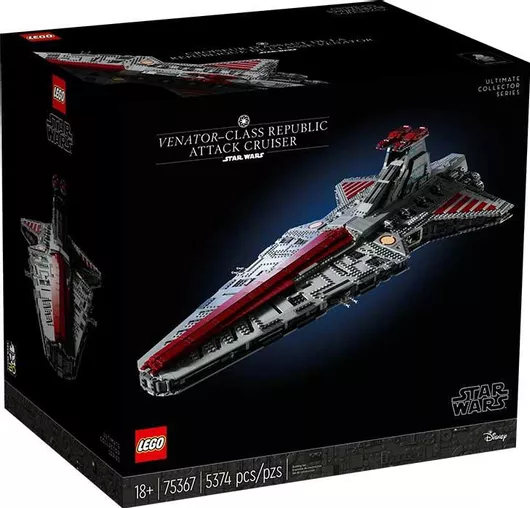 Lego Star Wars: Venator-class Republic Attack Cruiser για 18+ Ετών #75367