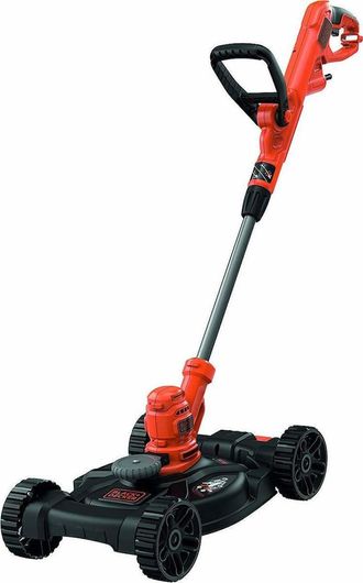Χορτοκοπτικό Black & Decker Ηλεκτρικό με Ρόδες 550W 2.4kg