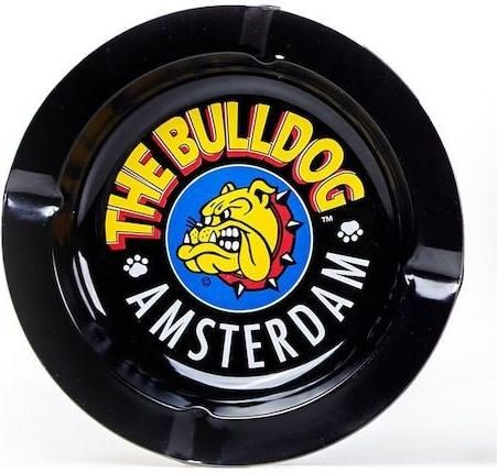 Σταχτοδοχείο Τσιγάρου The Bulldog Amsterdam Μεταλλικό Μαύρο