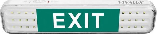Φωτιστικό Ασφαλείας Εξόδου Vivalux VIV004033 LED με Φωτοκύτταρο