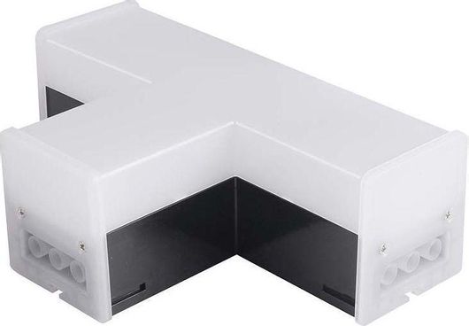 Σύνδεσμος T V-TAC LED για Γραμμικό Φωτιστικό 10W 230V 1000lm 120° Ψυχρό Λευκό Mαύρο Σώμα 10170