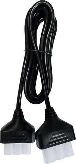 Καλώδιο Ρεύματος V-TAC 2m 3×0.75mm² με Δύο Φις για Γραμμικά Φωτιστικά Μαύρο 10181