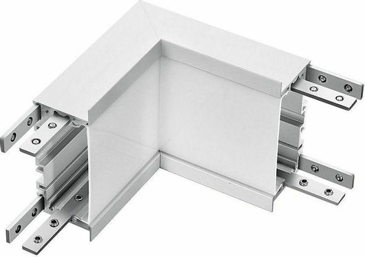 Σύνδεσμος Ράγας V-TAC Φωτιστικών από Αλουμίνιο Γωνία για Γραμμικό 10W 4000K για Σποτ Λευκό 396