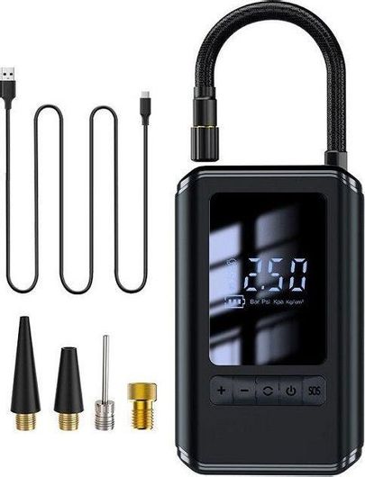 Τρόμπα Αυτοκινήτου 130PSI Επαναφορτιζόμενη 12V