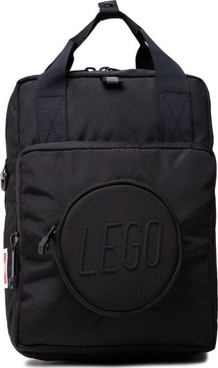 Σχολική Τσάντα Πλάτης Δημοτικού Lego Brick Μαύρο