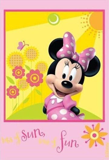 Παιδικό Χαλί Vasilas Home Minnie 160x230cm Ροζ