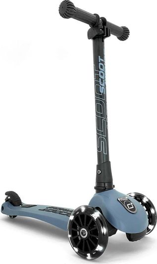 Παιδικό Πατίνι Scoot & Ride Highwaykick 3 Αναδιπλούμενο Τρίτροχο για 3-6 Ετών Γκρι